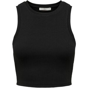 Only Vilma S/L Svart Crop Top - Tanktop Only Vilma S/L Svart Crop Top - Tanktop