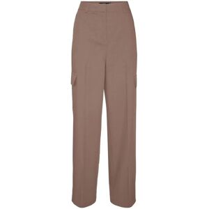 Vero Moda - Housut vmZelda HR Straight Cargo Pant - Brown - Women Vero Moda - Housut vmZelda HR Straight Cargo Pant - Brown - Women