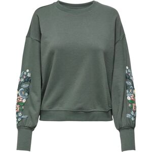 ONLY ONLBROOKE Langarm Blümchen Sweatshirt - Sweatshirt ONLY ONLBROOKE Langarm Blümchen Sweatshirt - Sweatshirt