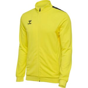 Hummel HMLAUTHENTIC PL ZIP JACKET - Jaune - Veste de course - Style minimaliste sportif - Publicité Hummel HMLAUTHENTIC PL ZIP JACKET - Jaune - Veste de course - Style minimaliste sportif - Publicité