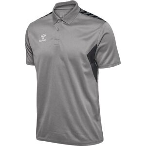 Hummel Authentic Functional Polo - Grey Melange - Polo Shirt Hummel Authentic Functional Polo - Grey Melange - Polo Shirt
