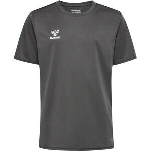 Hummel 104 Steel Gray Recycled Polyester Short Sleeve Sports T-Shirt Hummel 104 Steel Gray Recycled Polyester Short Sleeve Sports T-Shirt