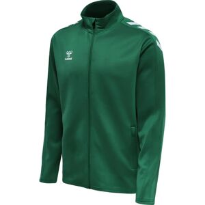 hummel Hmlcore Xk Poly Zip Sweat - Green - Laufjacke hummel Hmlcore Xk Poly Zip Sweat - Green - Laufjacke