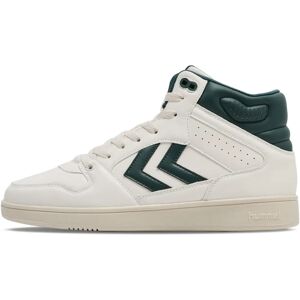 HUMMEL St Power Play Mid Pl Shoes - Marshmallow/rain Forest - Sport Shoes HUMMEL St Power Play Mid Pl Shoes - Marshmallow/rain Forest - Sport Shoes