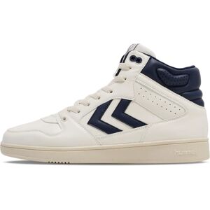 HUMMEL St Power Play Mid Pl Shoes - Marshmallow/black Iris - Shoes HUMMEL St Power Play Mid Pl Shoes - Marshmallow/black Iris - Shoes