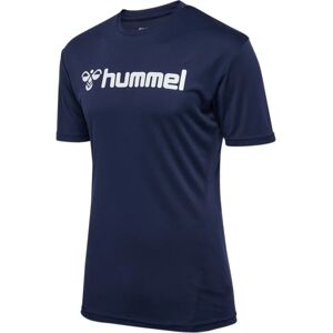 HUMMEL Hmllogo Jersey S/s Marine - T-shirt - Publicité HUMMEL Hmllogo Jersey S/s Marine - T-shirt - Publicité