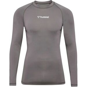 Hummel T-shirt Sportif pour Hommes - XXL - Gris - Performance Tee L/S - Publicité Hummel T-shirt Sportif pour Hommes - XXL - Gris - Performance Tee L/S - Publicité