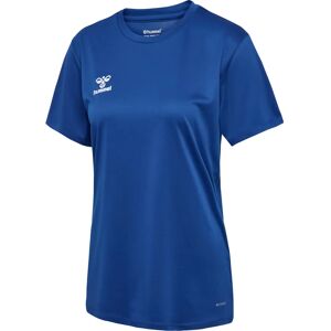 Hummel Dames Sportshirt - Blauw - Normale Pasvorm - Sportshirt Hummel Dames Sportshirt - Blauw - Normale Pasvorm - Sportshirt