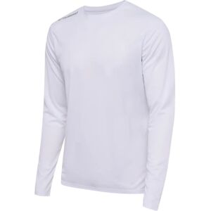 Hummel Herren Sportshirt Hmlrun Jersey L/S White M - Sportshirt Hummel Herren Sportshirt Hmlrun Jersey L/S White M - Sportshirt