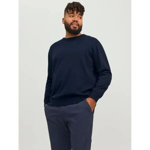 Jack & Jones Jjebasic stickad tröja crew neck pls (12250588-4403760) marinblå Jack & Jones Jjebasic stickad tröja crew neck pls (12250588-4403760) marinblå