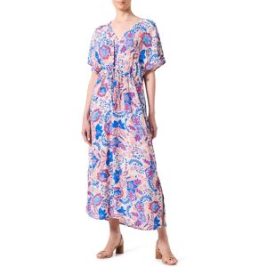 Vero Moda Menny Short Sleeve Long Dress (10303701) silver lining/aop hayda Vero Moda Menny Short Sleeve Long Dress (10303701) silver lining/aop hayda