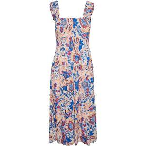 Vero Moda Menny Sl Smock Calf Sleeveless Long Dress (10282481) - silver lining/aop hayda Vero Moda Menny Sl Smock Calf Sleeveless Long Dress (10282481) - silver lining/aop hayda