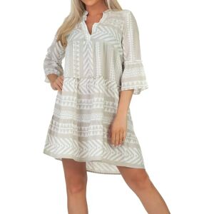 Vero Moda Vmdicthe 3/4 Tunic Exp Ga (10225127) - silver lining/aop ibizasnowwhite Vero Moda Vmdicthe 3/4 Tunic Exp Ga (10225127) - silver lining/aop ibizasnowwhite