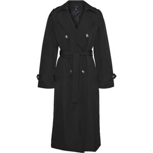Vero Moda Chloe Long Trenchcoat (10300263) - black Vero Moda Chloe Long Trenchcoat (10300263) - black