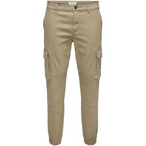 ONLY & SONS Carter Life Cuff 0013 Grå - Cargo Bukser ONLY & SONS Carter Life Cuff 0013 Grå - Cargo Bukser