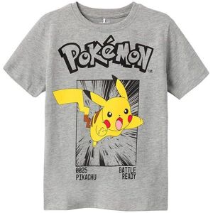 Name It Camiseta Gris Melange Pokémon - Básico Casual Name It Camiseta Gris Melange Pokémon - Básico Casual