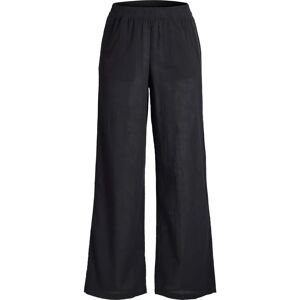 JJXX Pantalons - Mélange de lin - Noir - Taille moyenne - Publicité JJXX Pantalons - Mélange de lin - Noir - Taille moyenne - Publicité