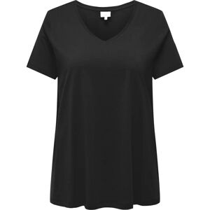 Carmakoma Model V-udskæring A-linje T-shirt - Sort - Kvinde Carmakoma Model V-udskæring A-linje T-shirt - Sort - Kvinde