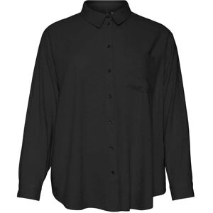 Vero Moda Curve Vero Moda LS Shirt - Black - Plus Women Shirt Vero Moda Curve Vero Moda LS Shirt - Black - Plus Women Shirt