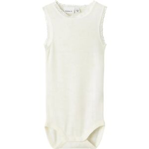 Name It Snow White Wollen Mouwloze Baby Body - Baby Body Name It Snow White Wollen Mouwloze Baby Body - Baby Body