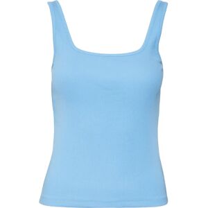 Vero Moda Chloe - Blue Sleeveless Cotton Tank Top - Tank Top Vero Moda Chloe - Blue Sleeveless Cotton Tank Top - Tank Top