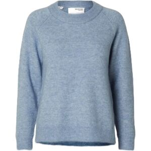 Selected Rundhals-Wollpullover (16074482) - Lulu Pullover (16074482-EndlessSky/DetailMelange) Selected Rundhals-Wollpullover (16074482) - Lulu Pullover (16074482-EndlessSky/DetailMelange)