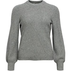 Object - Pullover objDitte RE L/s - Grau - Strickpullover Object - Pullover objDitte RE L/s - Grau - Strickpullover