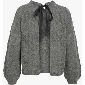 objSmilla Knit RE L/S Pullover - Genser - Grå objSmilla Knit RE L/S Pullover - Genser - Grå