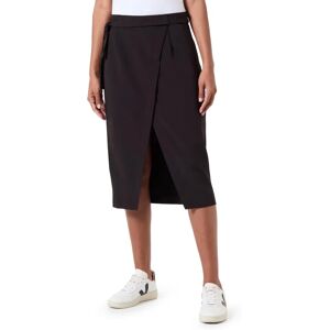 pcAcci HW Wrap Midi Nederdel - Sort - Nederdel pcAcci HW Wrap Midi Nederdel - Sort - Nederdel