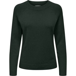 Only Noos Ribbed Black Pullover - Sweater Only Noos Ribbed Black Pullover - Sweater