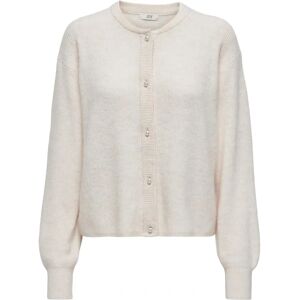 JDY LUMI Beigefarbene Strickjacke - Langarm, Wollmiks, Freizeit JDY LUMI Beigefarbene Strickjacke - Langarm, Wollmiks, Freizeit