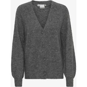 ICH - Cardigan ihKamara Ca3 - Grå - Cardigan ICH - Cardigan ihKamara Ca3 - Grå - Cardigan