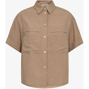 MOS MOSH - Beige Skjorte Alexis - Kvinne MOS MOSH - Beige Skjorte Alexis - Kvinne