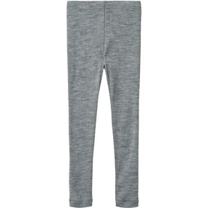 Wheat Agi Woll-Leggings - Meliert Grau - Lässig Passform Wheat Agi Woll-Leggings - Meliert Grau - Lässig Passform