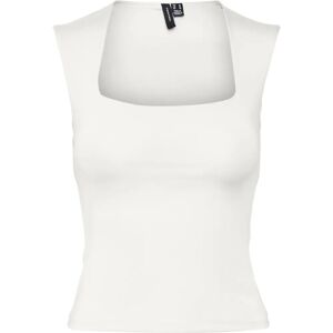 Vero Moda - Top vmMillion SL Square Neck Jrs NO - Vit 38/40 - Top Vero Moda - Top vmMillion SL Square Neck Jrs NO - Vit 38/40 - Top