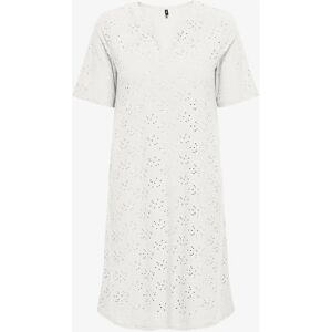 Only - onlSmilla Life S/S Klänning Jrs - Vit - Klänning Only - onlSmilla Life S/S Klänning Jrs - Vit - Klänning