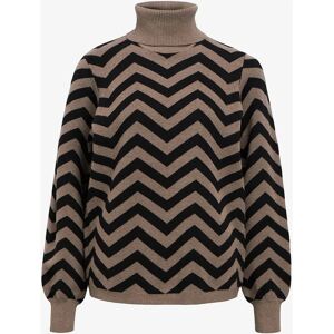 objRay L/S Strikket Rollneck Genser - Mønsterstrikket Høy Krage - Genser objRay L/S Strikket Rollneck Genser - Mønsterstrikket Høy Krage - Genser