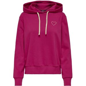 ONLNOLI Pink Sweatshirt - Women’s Casual Wear ONLNOLI Pink Sweatshirt - Women’s Casual Wear