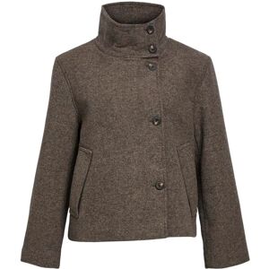 objRiki RE Short Jacket - Uldblanding - Jakke objRiki RE Short Jacket - Uldblanding - Jakke