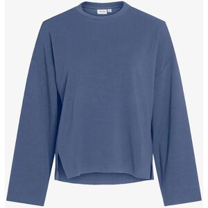 Vila - Modell: viReflecti Crew Neck L/S Sweat Top - Blå - Tröja Vila - Modell: viReflecti Crew Neck L/S Sweat Top - Blå - Tröja