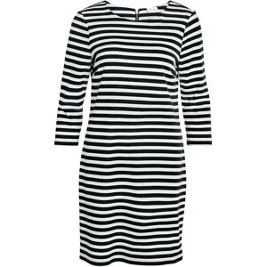 Vila - Model viNinny 3/4 O-neck Dress - Sort - Kjole Vila - Model viNinny 3/4 O-neck Dress - Sort - Kjole