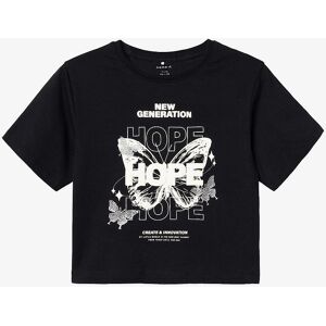 Name It NkfNole svart cropped T-skjorte - Barn Name It NkfNole svart cropped T-skjorte - Barn