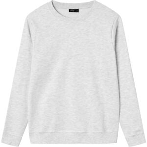Noos NlnNizu Lys Grå Melange Sweatshirt - Sweatshirt Noos NlnNizu Lys Grå Melange Sweatshirt - Sweatshirt