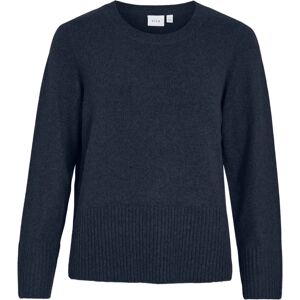Vila - Modèle viPrimia Haut en tricot à manches longues - Bleu - Femmes Vila - Modèle viPrimia Haut en tricot à manches longues - Bleu - Femmes