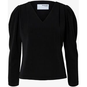 Selected FEMME - SlfFenja LS V-hals Top - Sort - Top Selected FEMME - SlfFenja LS V-hals Top - Sort - Top