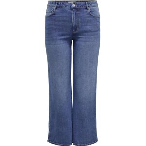 Carmakoma W42 L30 Blauwe Wide Leg Hoge Taille Jeans - Jeans Carmakoma W42 L30 Blauwe Wide Leg Hoge Taille Jeans - Jeans