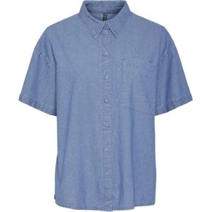 pcMia MM Wvn Blå Skjorte - Shirt pcMia MM Wvn Blå Skjorte - Shirt