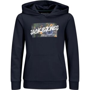 Jack & Jones Junior - Hettejakke jjHawaii Shape Sweat Hood Jnr - Blå - Hettejakke Jack & Jones Junior - Hettejakke jjHawaii Shape Sweat Hood Jnr - Blå - Hettejakke
