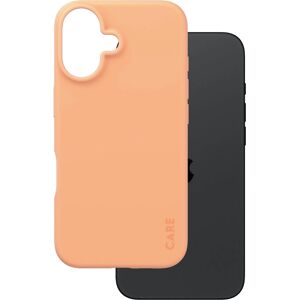 PanzerGlass Peachy iPhone 16 Cover - Gennemsigtig & Stilfuld PanzerGlass Peachy iPhone 16 Cover - Gennemsigtig & Stilfuld