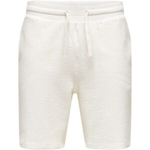 ONLY & SONS - Shorts Onskian Life Reg Seersucker Shorts - Hvid XL ONLY & SONS - Shorts Onskian Life Reg Seersucker Shorts - Hvid XL
